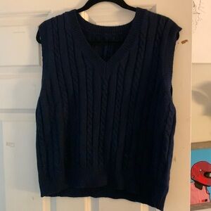 L navy blue sweater vest from Tjmaxx